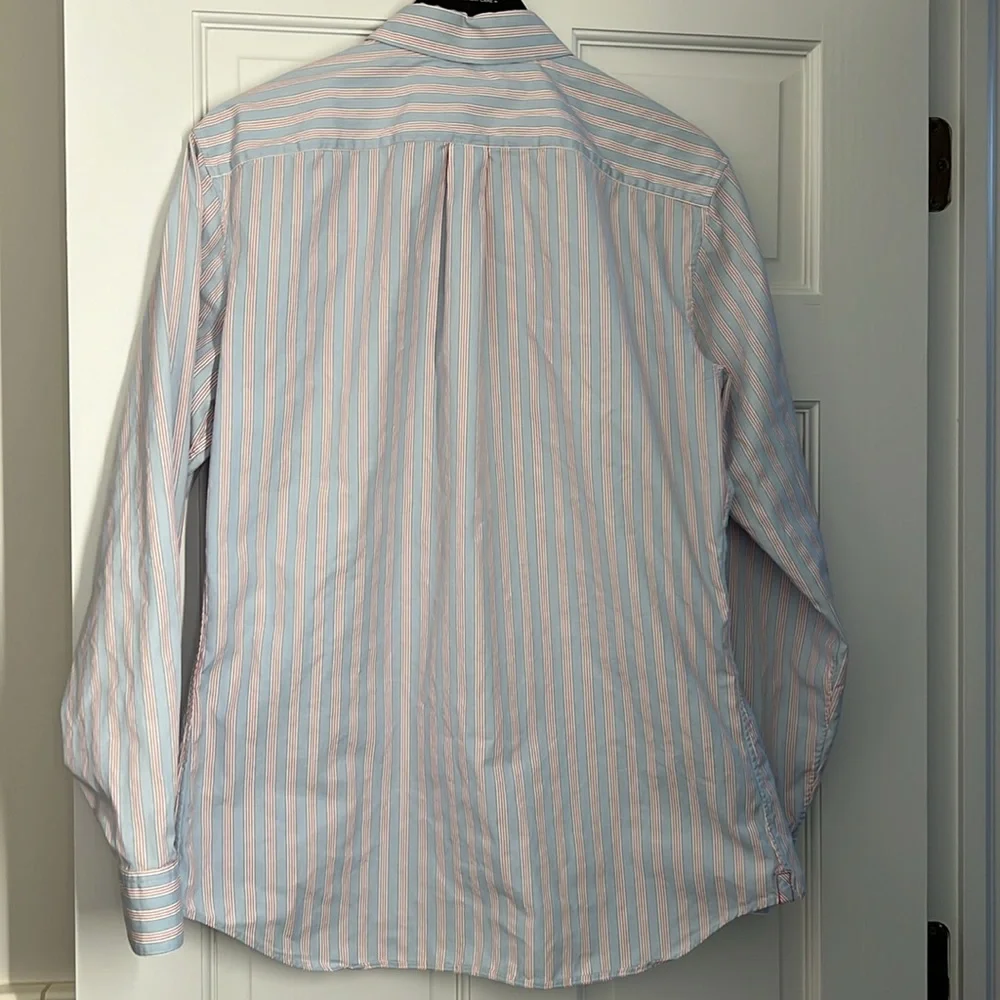 Banana Republic RWB stripe button shirt. Men’s Large - Picture 7 of 7